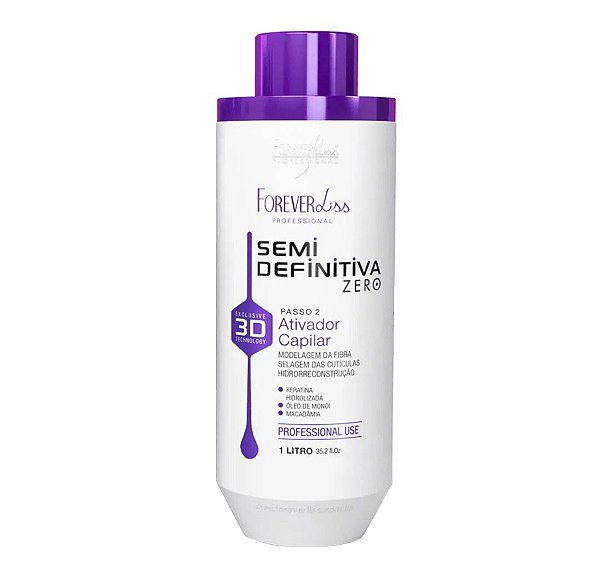 Ativador Capilar 1L Semi Definitiva Zero 3D Forever Liss