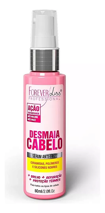 Sérum Desmaia Cabelo Forever Liss 60ml - Flor de Sol