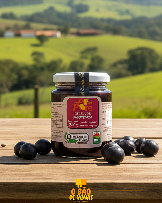 Geleia de Jabuticaba Orgânica - Do pé ao Pote - 240g