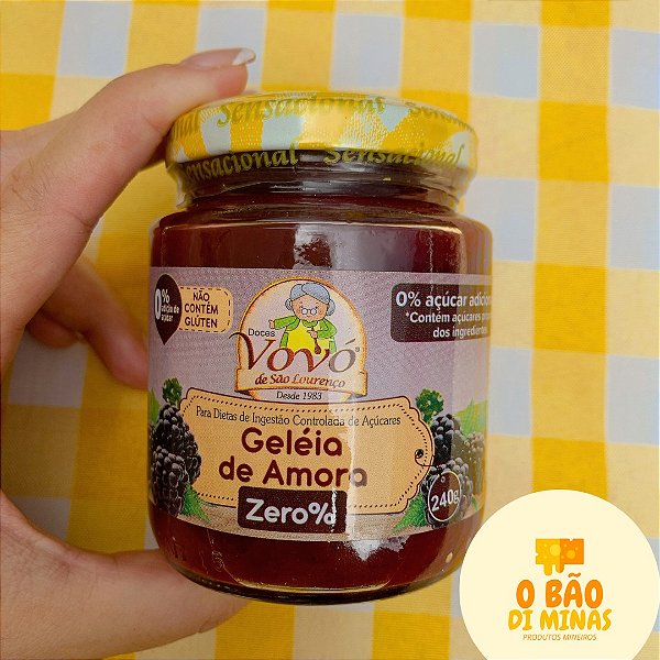 Geleia de Amora Zero - 200g