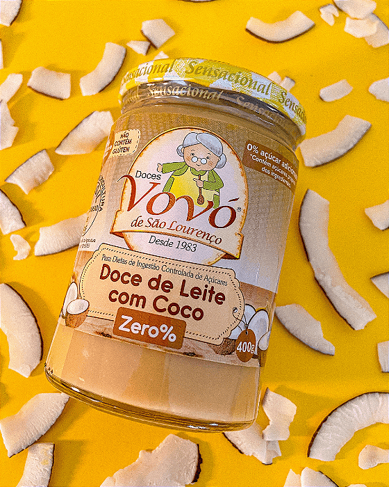 Doce de Leite com Coco Zero Açúcar - 400g
