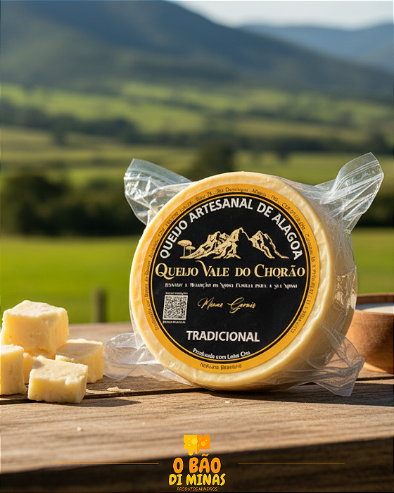 Queijo Artesanal Alagoa - Vale do Chorão - 900g