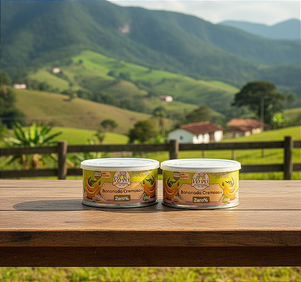 Bananada Cremosa Zero Açúcar - 350g - 2 Unidades