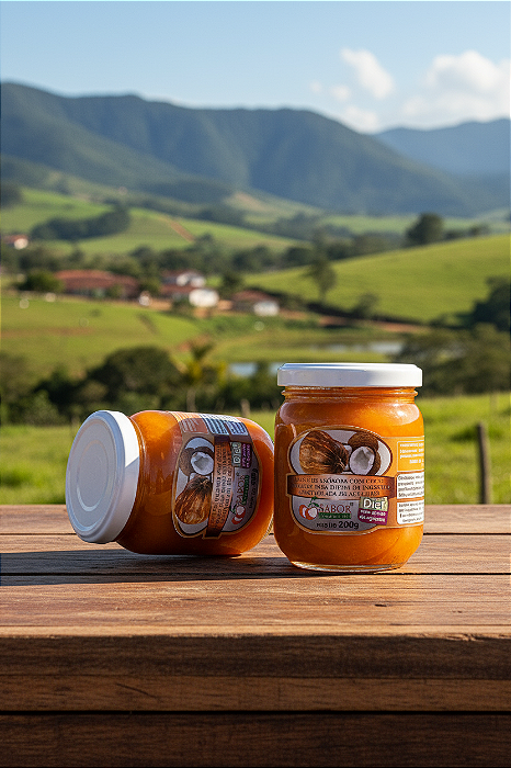 Doce de Abóbora com Coco Zero Açúcar - 2 Unidades de 200g