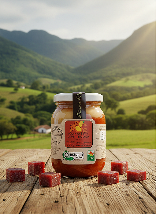 Doce de Leite com Goiabada Orgânico - 300g