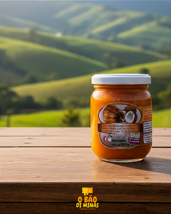 Doce de Abóbora com Coco Zero Açúcar 200g