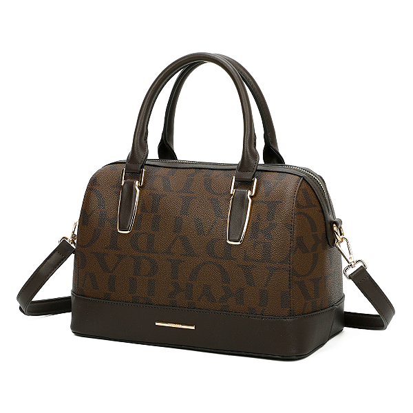 Bolsa Monograma Veryrio Bauzinho de Luxo VR2320 - Ottawa Café
