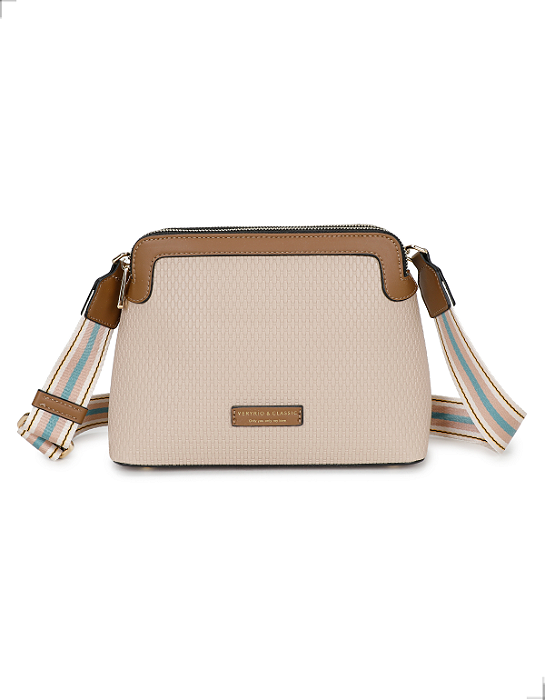 Bolsa Pequena Tiracolo Veryrio Original VR3475 - Toulouse Bege