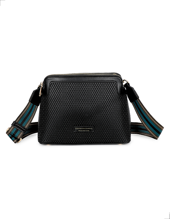 Bolsa Pequena Tiracolo Veryrio Original VR3475 - Toulouse Preta