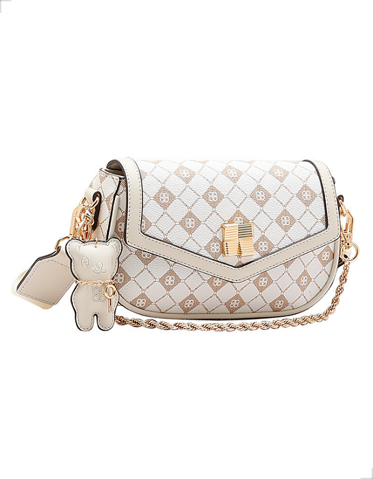 Bolsa Feminina Chenson Monograma Elemento Gráfico 3485390 - Off White Branca