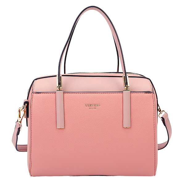 Bolsa Veryrio Tipo Baú de Luxo Transversal e de Mão – Ávila Rosa