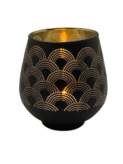 Castiçal de Vidro Esculpido