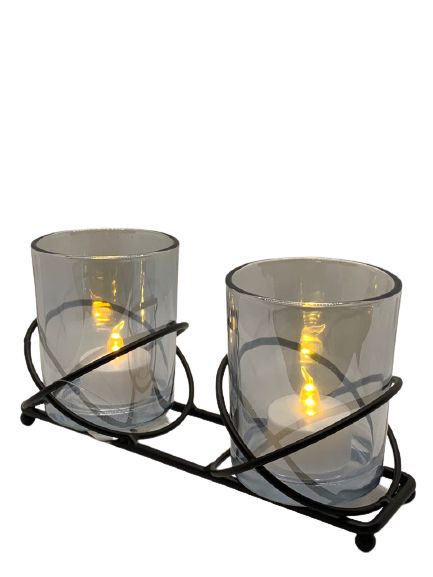 Castiçal de vidro QSK 312