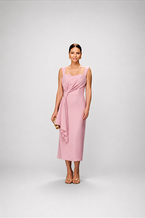 Vestido Letícia Rosa
