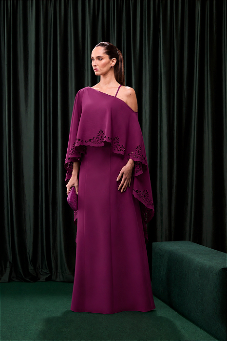 Vestido Diana Vinho