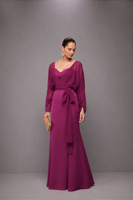 Vestido Rafaela Vinho