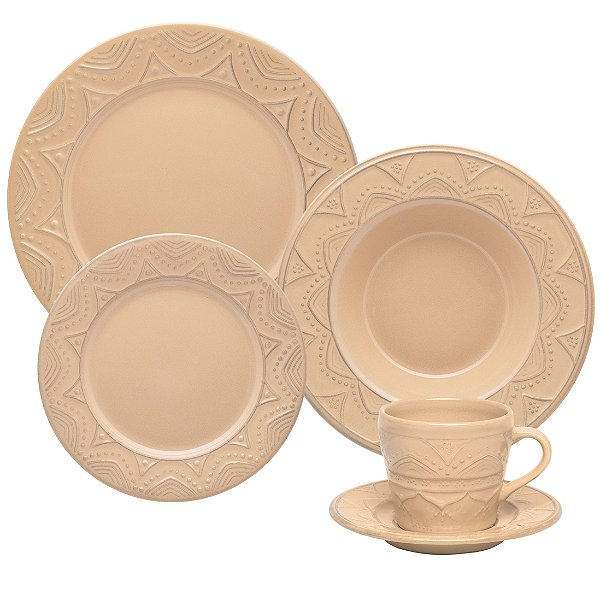 Aparelho de Jantar/Chá 30 Peças - Coup Serene – Porcelouças - Porcelouças -  Especializada Oxford