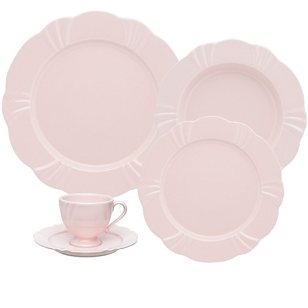Aparelho de Jantar/Chá 30 Peças  Soleil Blush