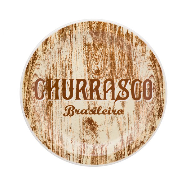 Kit 6 Pratos Rasos 26cm Churrasco Yellow
