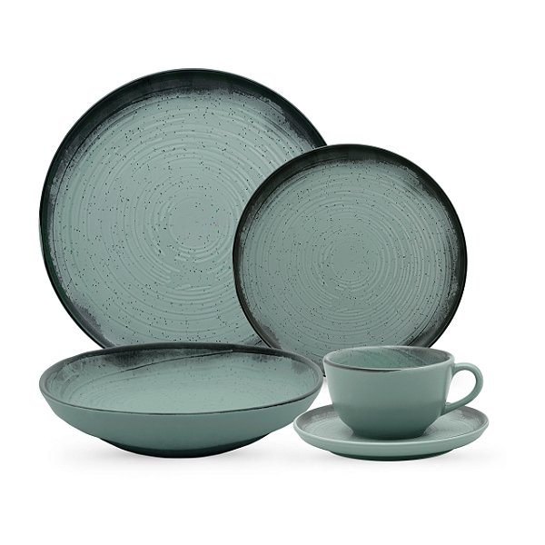 Aparelho de Jantar/Chá 30 Peças - Flat Pacífico