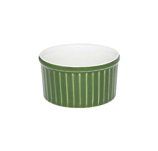 Tigela Ramequin - 8X4cm - 100ml  Verde/Branco