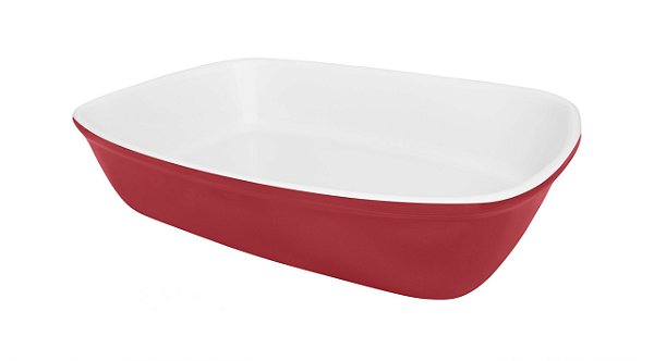 Travessa  Bake Grande 2.500ml  - Vermelho