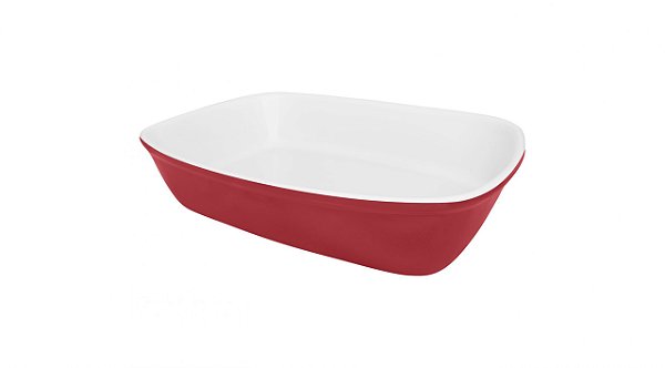 Travessa Bake Pequena 1.000ml - Vermelho