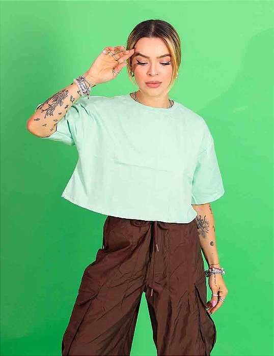 Cropped Max - Liso Verde BB