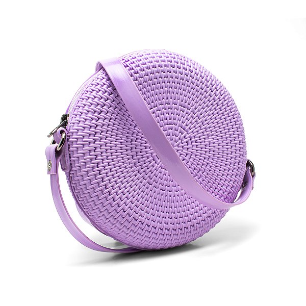 Bolsa Quebek Tiracolo Transversal Feminina Casual Lilas