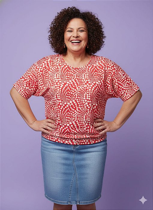 Blusa Manga Curta Liganete 303