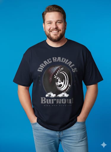 Camiseta Manga Curta Algodao Pneu 2646