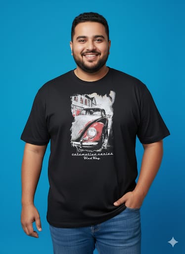 Camiseta Manga Curta Algodao Cidade 2632