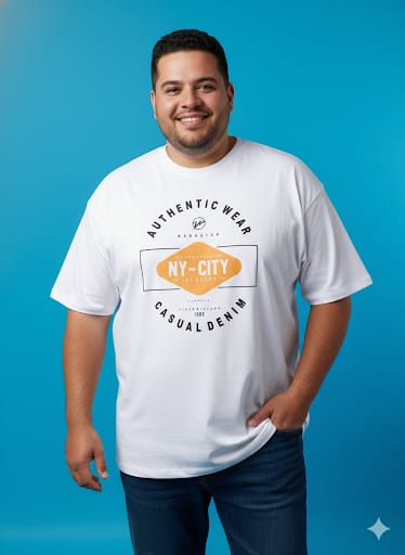 Camiseta Manga Curta Algodao NY 2649