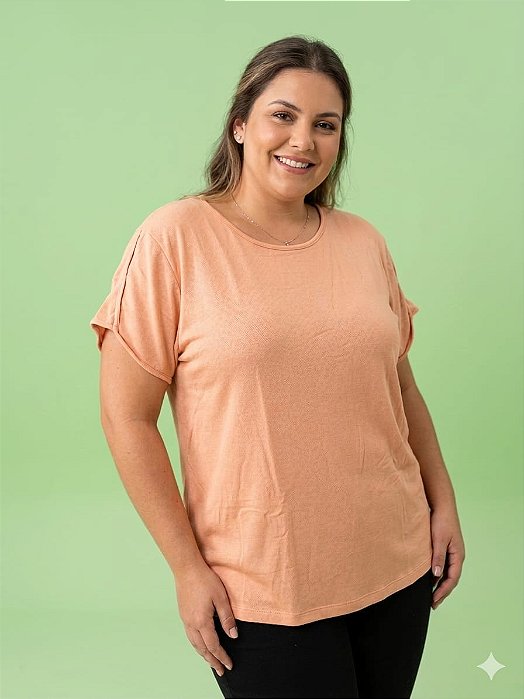 Blusa Manga Curta Visco 9036