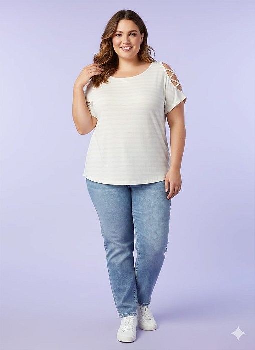 Blusa Manga Japonesa Visco 7949