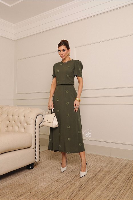 CONJUNTO NAYANA VERDE MILITAR