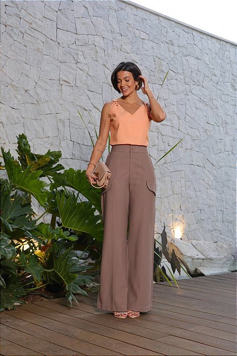 CALÇA MAITÊ CINZA CHUMBO