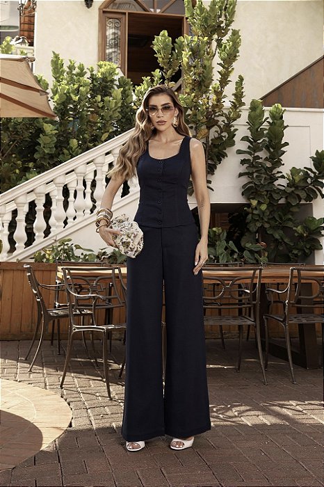 CONJUNTO AMANDA AZUL MARINHO