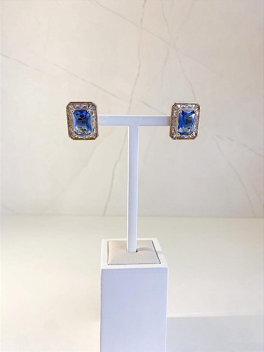 Brinco Silvane -azul