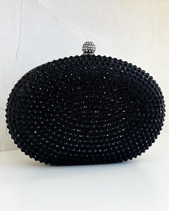 Clutch Preta Brilhos