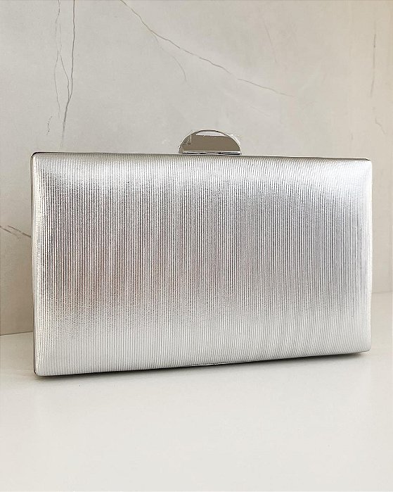Clutch Prata Lisa