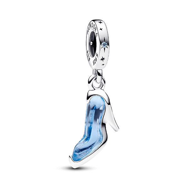 Charm Prata Pendente Disney Sapatinho De Cristal Cinderela