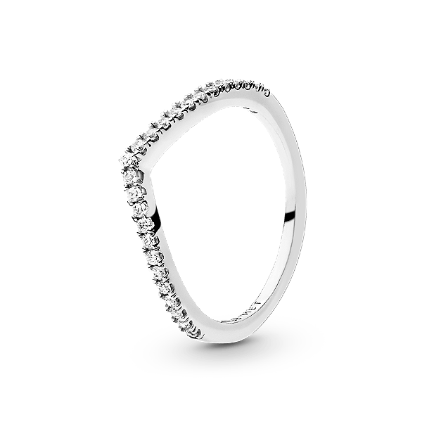 Anel Chevron Brilhante