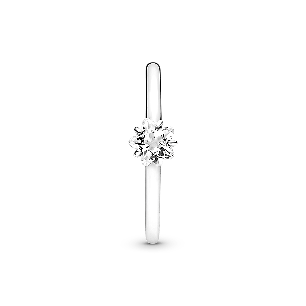Anel Solitario Estrela Celestial Brilhante