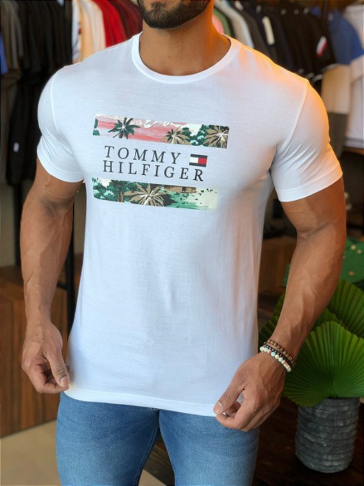 CAMISETA TOMMY HILFIGER BRANCA AB 