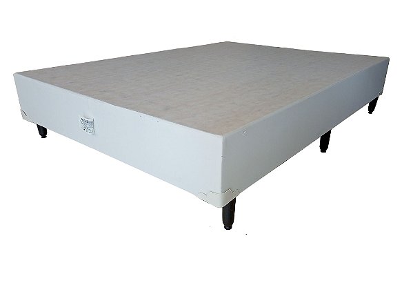 Box Base Casal Freedom 138X188X24 Korino Branco - BOX & BOX