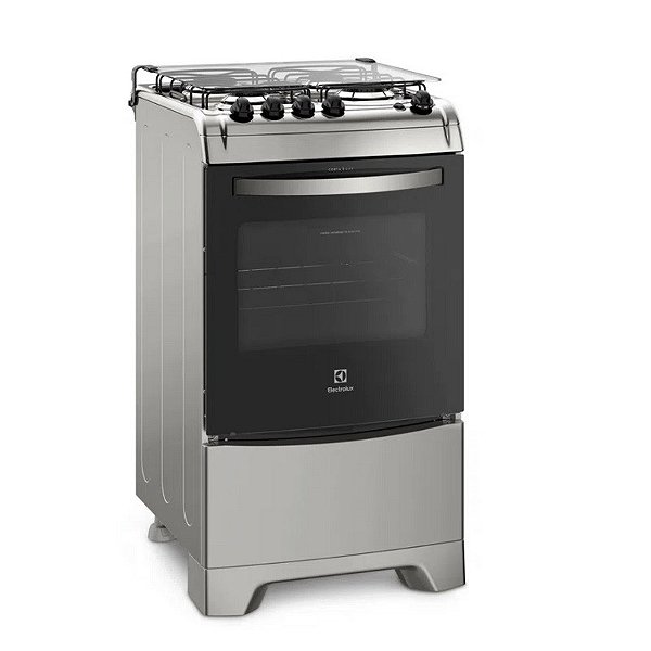 Fogão 4 bocas 52LXU bivolt 70L prata - ELECTROLUX