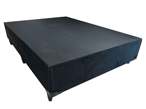 Box Base Casal 138X188X30cm Paris preto - TOPÁZIO