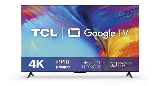 Smart TV 55 LED 4K P635 HDR Google TV Bluetooth Wi-fi 3HDMI 1USB - TCL