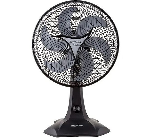 Ventilador 30CM Mesa PROTECT 55W Preto - BRITANIA